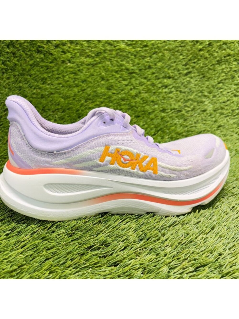 Hoka One One Bondi 9 Womens Size 7.5 Purple Athletic Running Shoes Sneakers